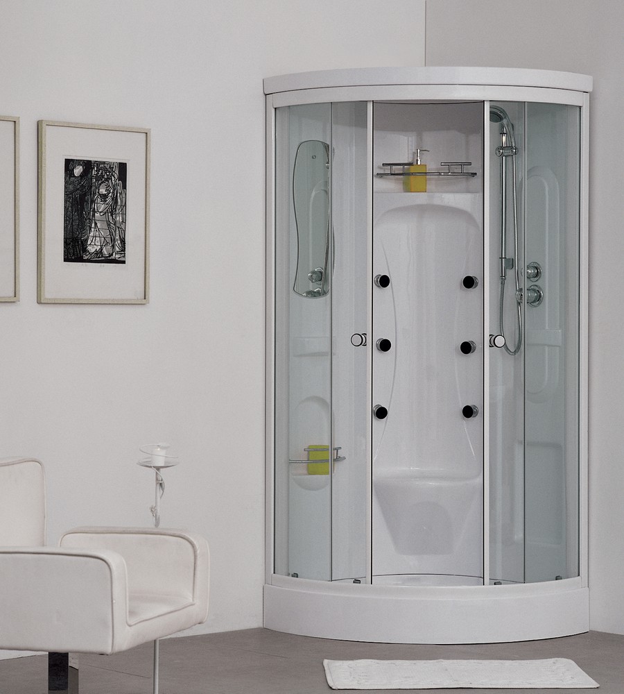 Duschkabin Vivienne - Vit